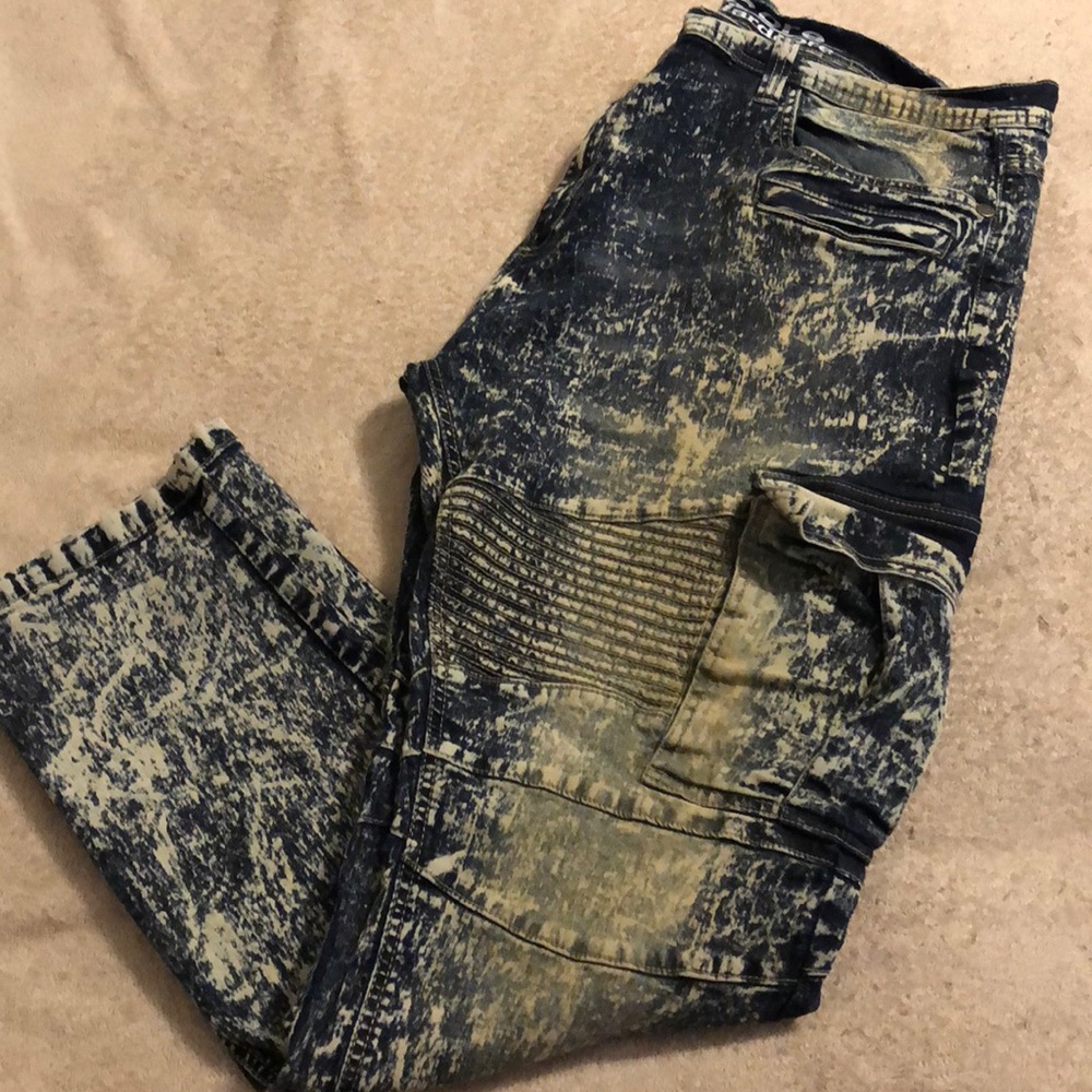 Stone wash Fashion Jeans